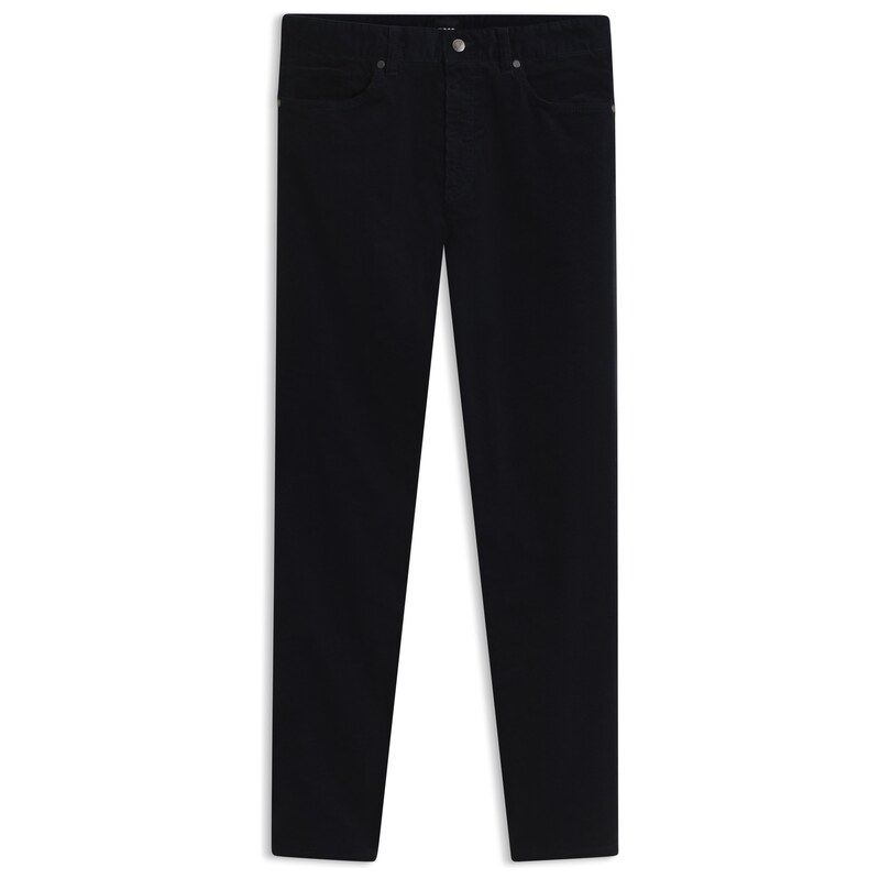 BOSS Washable trousers in baby corduroy with stretch