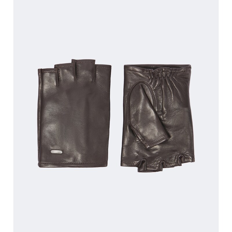 Our Legacy Biker leather fingerless gloves