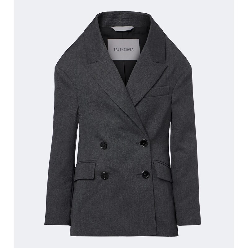 Balenciaga Double-breaster wool blazer