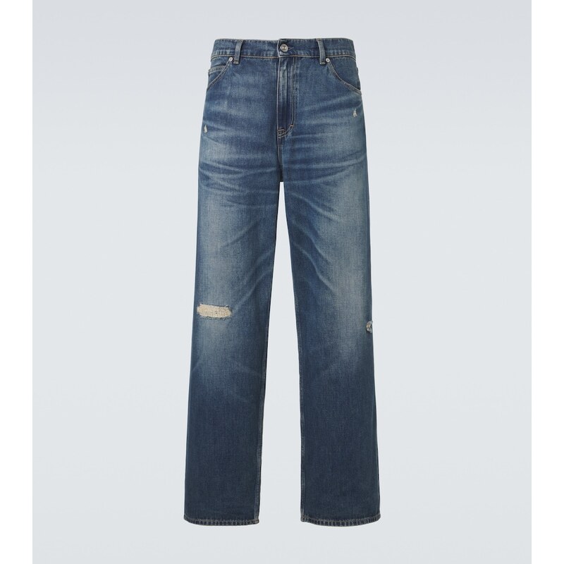 Our Legacy Vast Cut distressed wide-leg jeans
