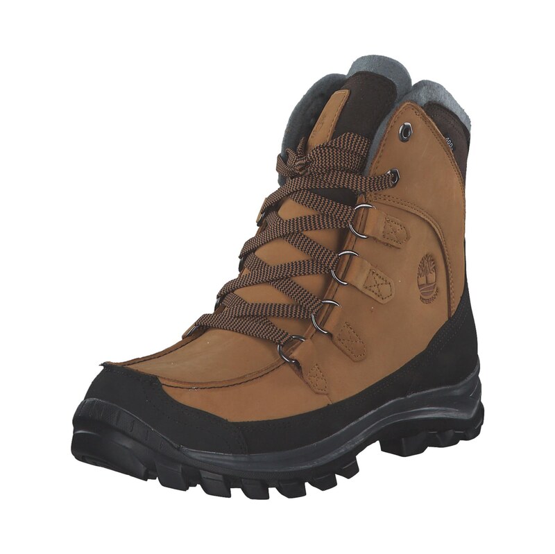 TIMBERLAND Šněrovací boty CHILLBERG hnědá / šedá / černá