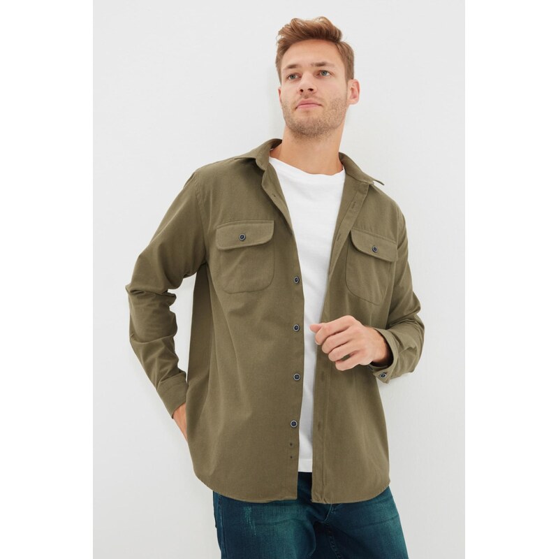 Trendyol Košile khaki