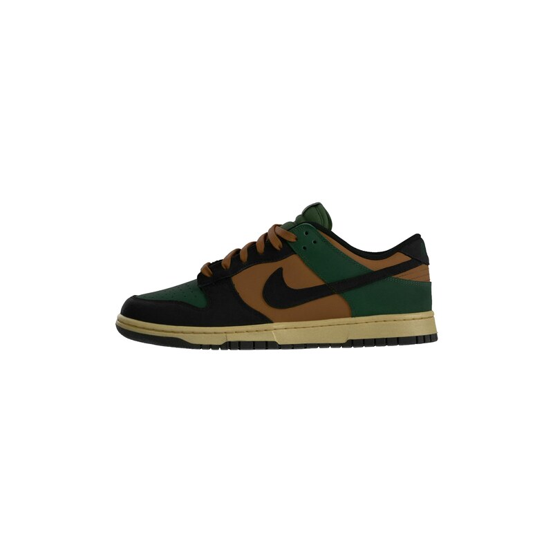 Nike Sportswear Tenisky DUNK LOW RETRO hnědá / zelená / černá