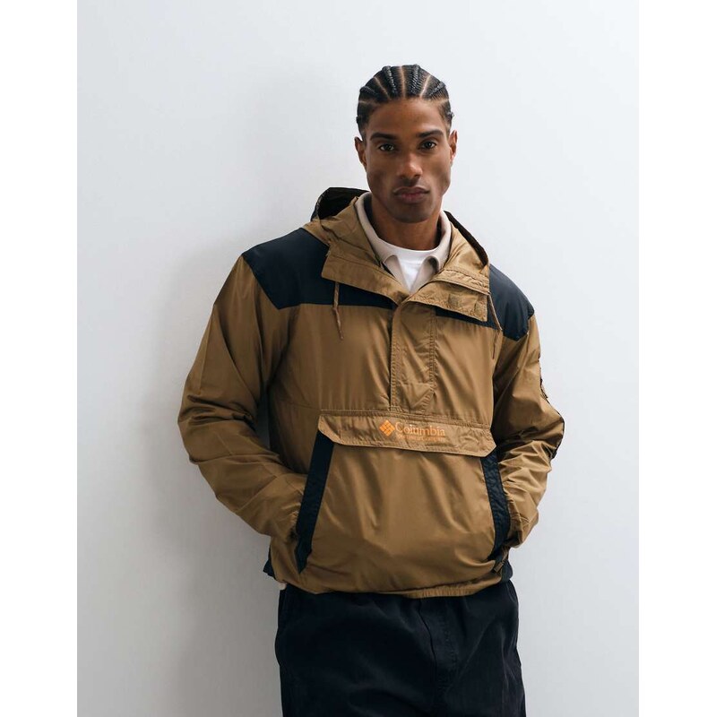 Columbia Challenger II windbreaker in brown