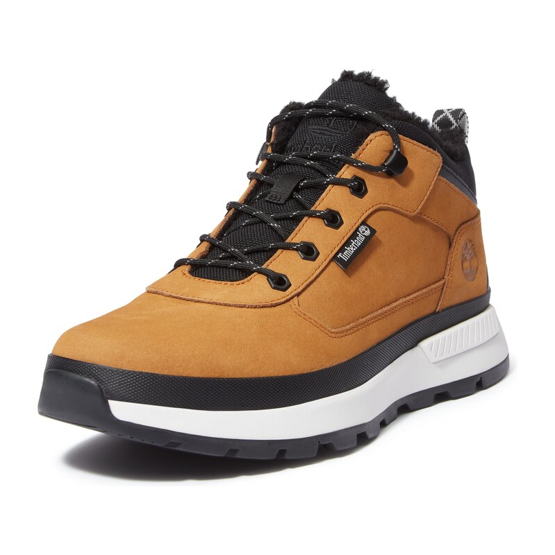 TIMBERLAND Kotníkové tenisky koňaková / černá