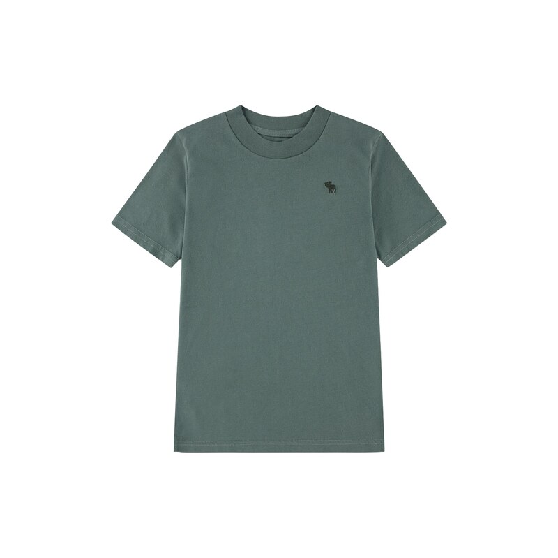 Abercrombie & Fitch Tričko ESSENTIAL světle zelená