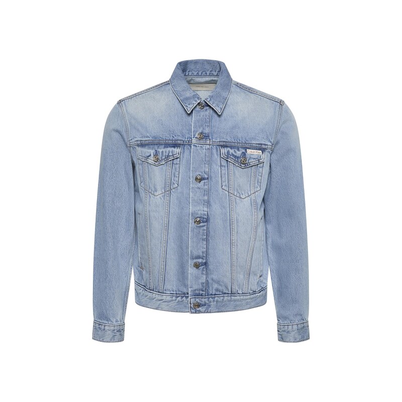 Calvin Klein Jeans Přechodná bunda CLASSIC modrá džínovina