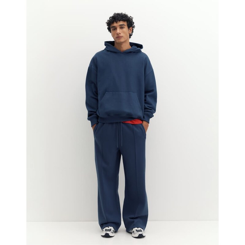 Pull&Bear Stwd joggers in blue