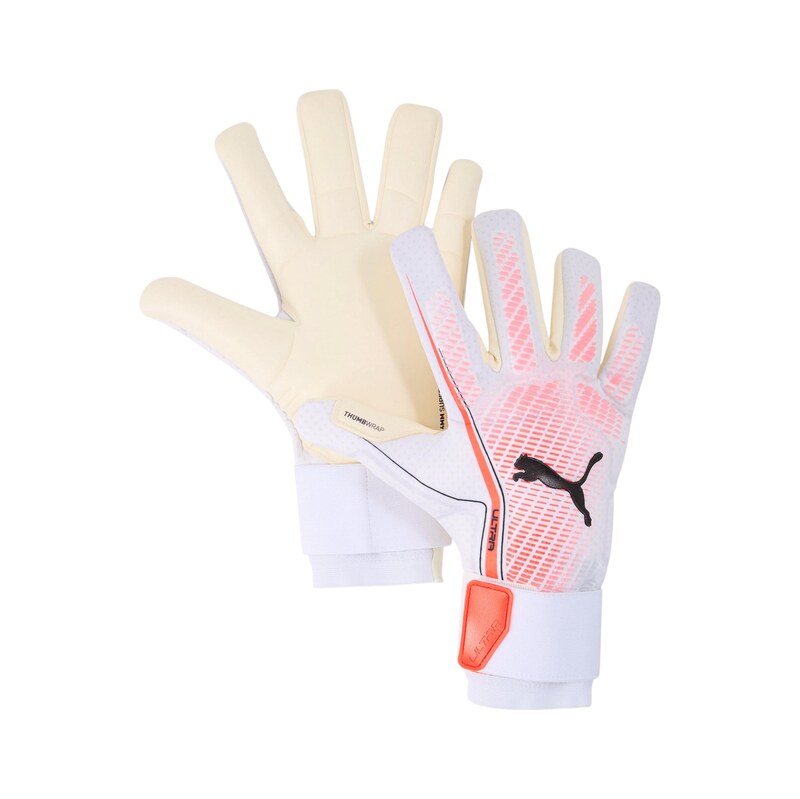 PUMA Sportovní rukavice Ultra Ultimate pudrová / jasně červená /