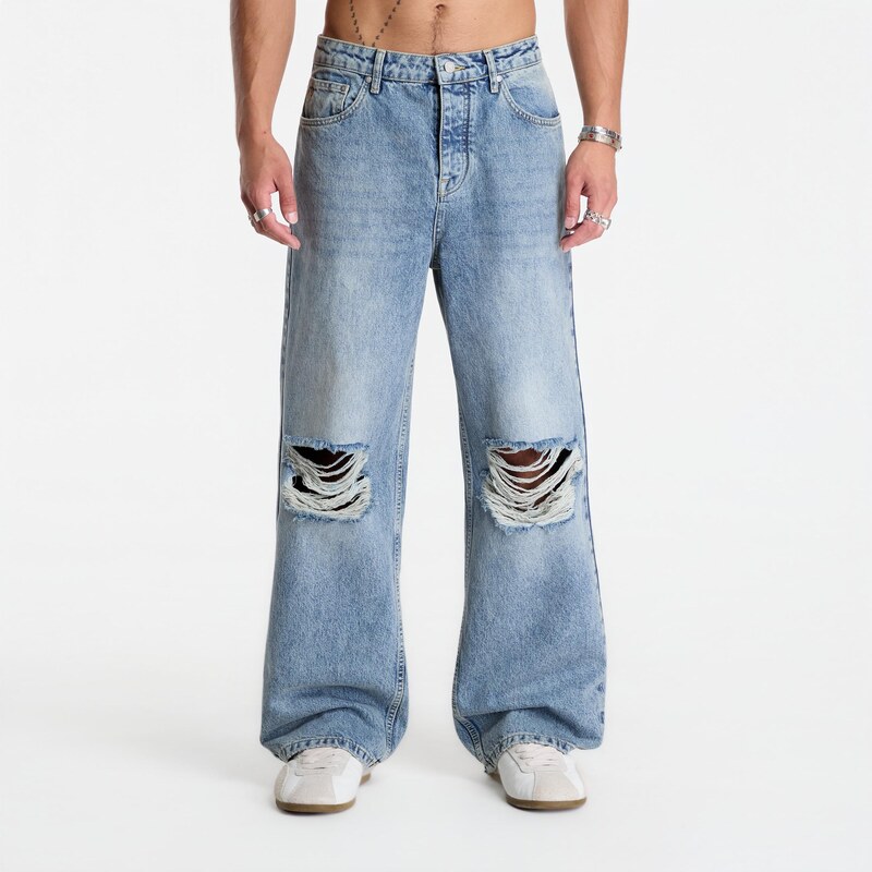 Džíny Represent R3 Baggy Jean Moss Blue 33