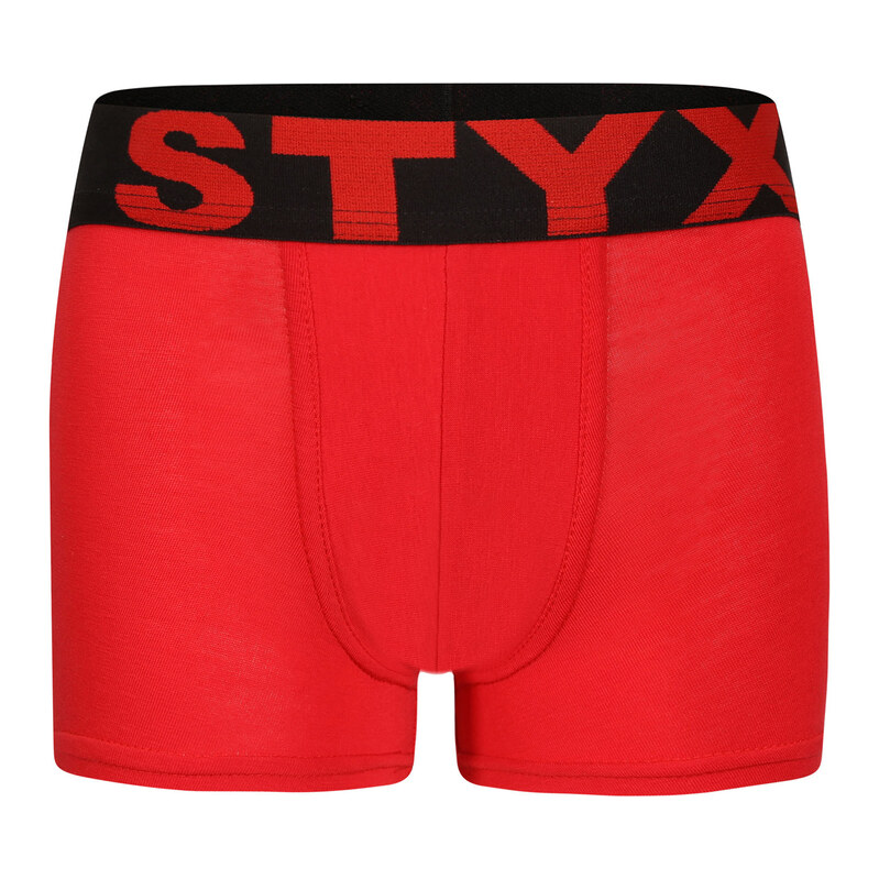 Dětské boxerky Styx sportovní guma červené (GJ1064) 6-8 let