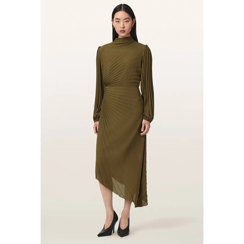 AllSaints asymetrické šaty MIELENA