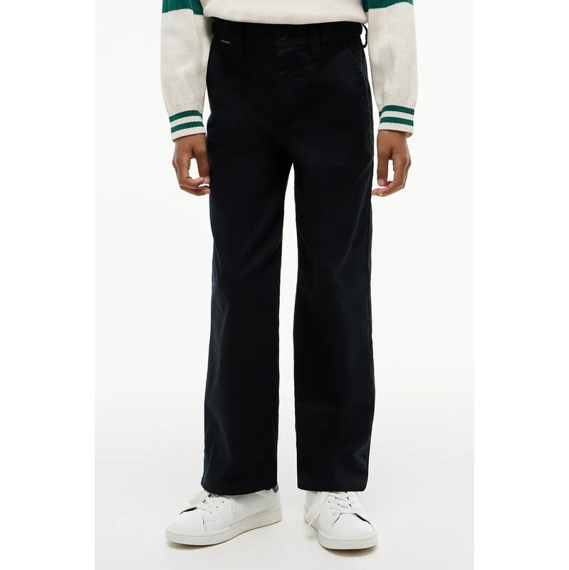 Tommy Hilfiger chino kalhoty dětské bavlněné s elastanem