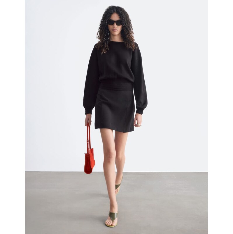 & Other Stories jumper with volume sleeve and deep cuff in