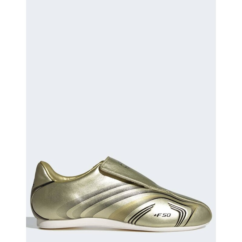 adidas Originals Taekwondo F50 trainers in gold