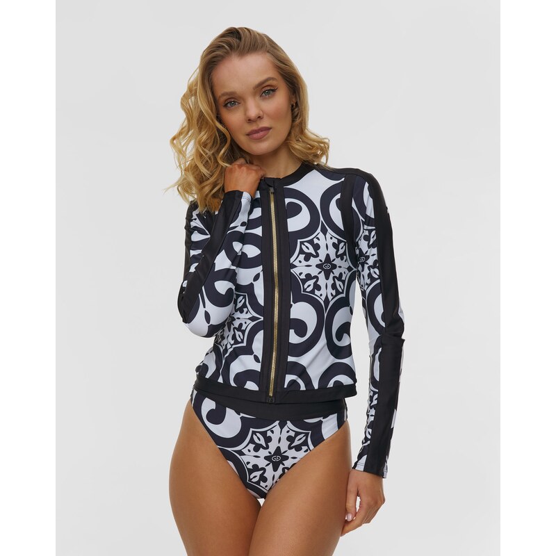 Dámský Koupací úbor Goldbergh Rafaella Long Sleeve Zip