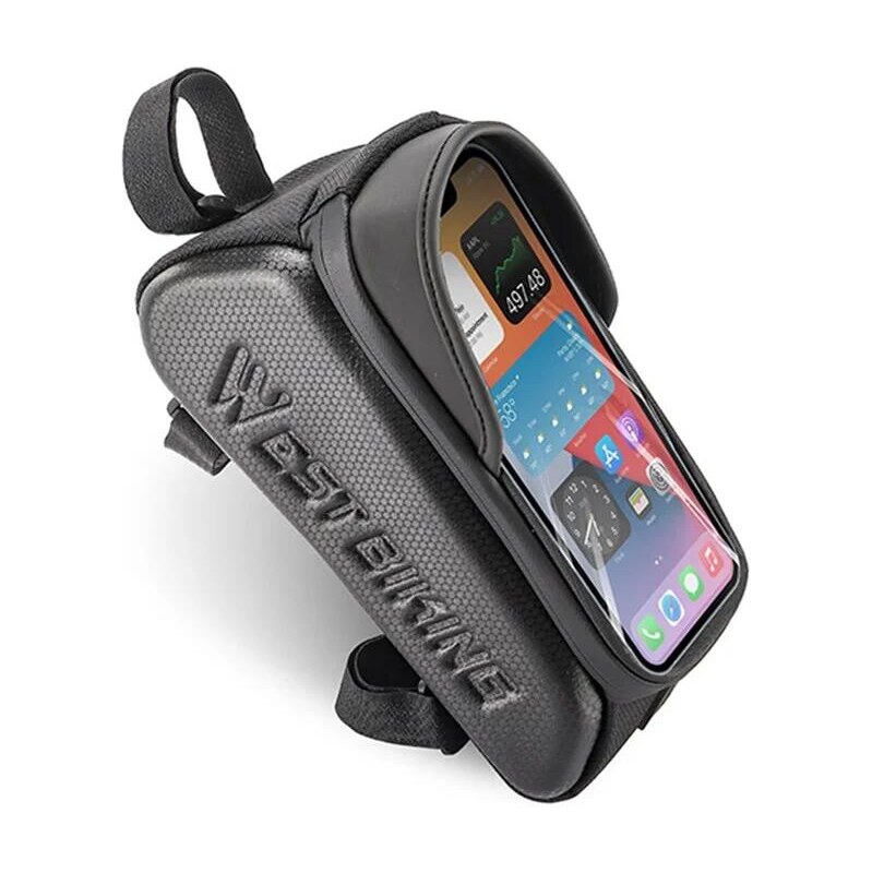 WEST BIKING Brašna na telefon na horní trubku kola