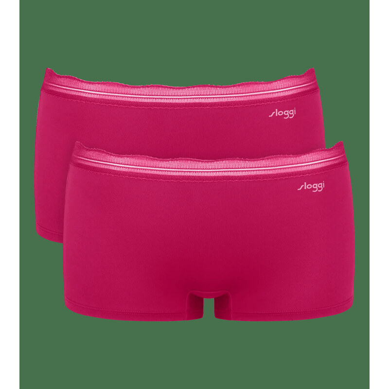 sloggi GO Blush Short 2P - Berry - SLOGGI Berry - SLOGGI