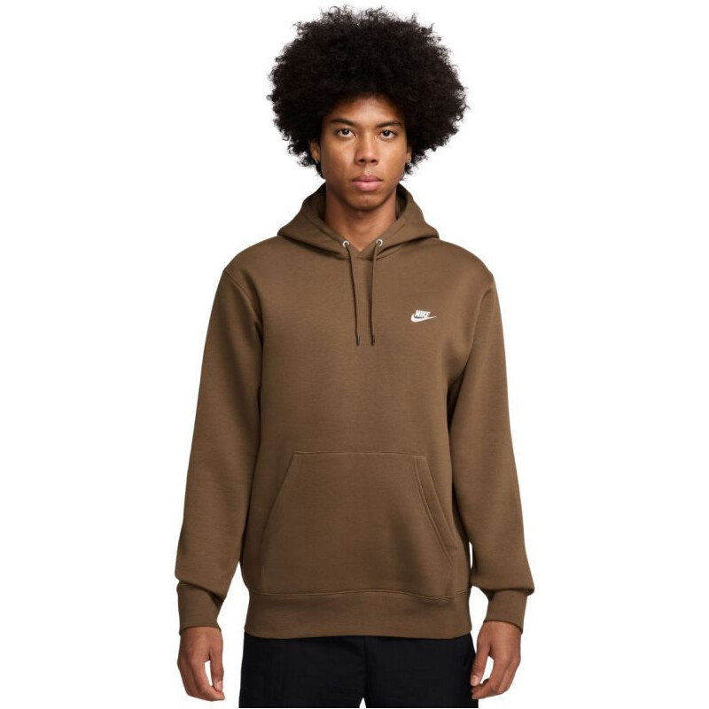 Pánská mikina Nike Club BB hnědá FN3859 235 pánské