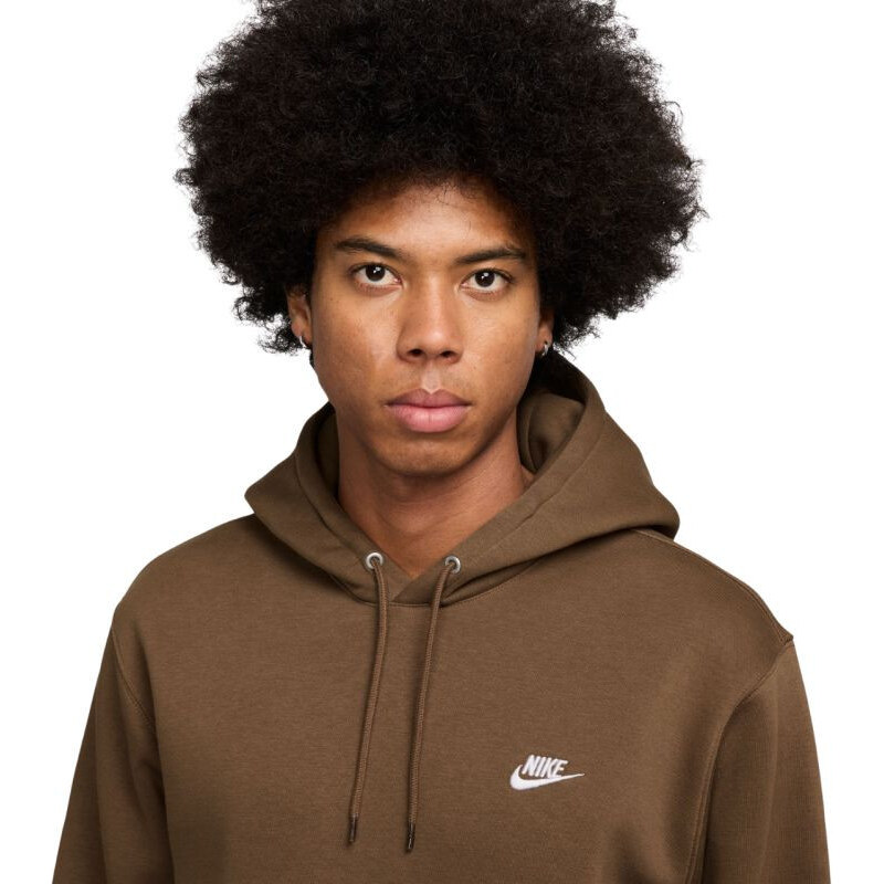 Pánská mikina Nike Club BB hnědá FN3859 235 pánské