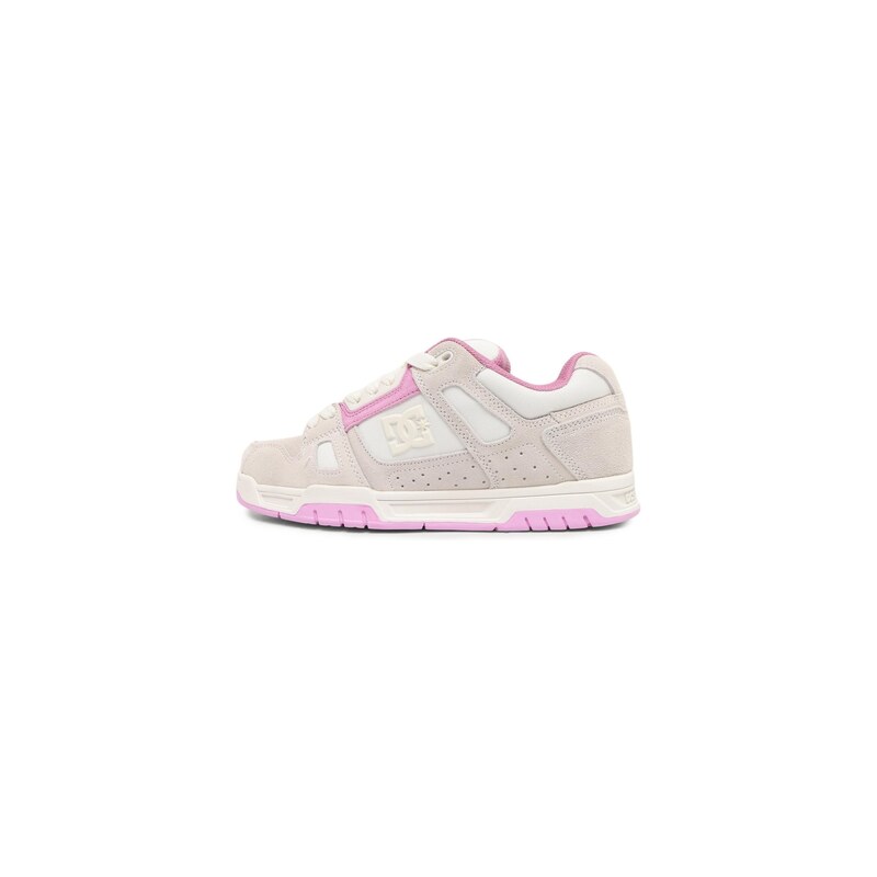 DC Shoes Tenisky STAG starobéžová / orchidej / bílá