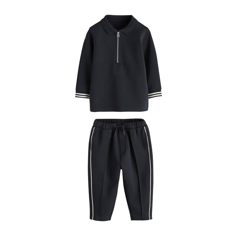 Next Joggingová souprava námořnická modř / bílá
