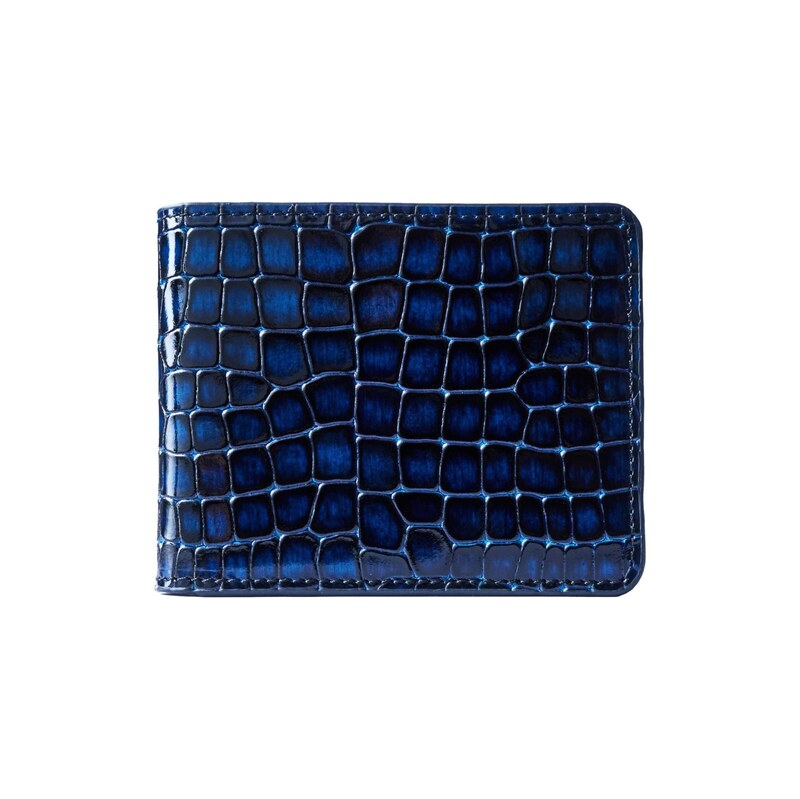GT Collection Peněženka Croc Prestige modrá