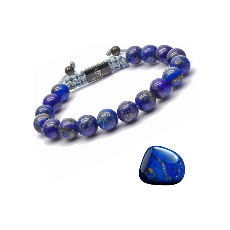 GT Collection Náramek Single-Bead modrá