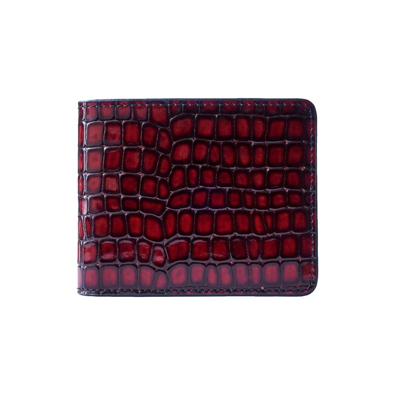 GT Collection Peněženka Croc Prestige červená