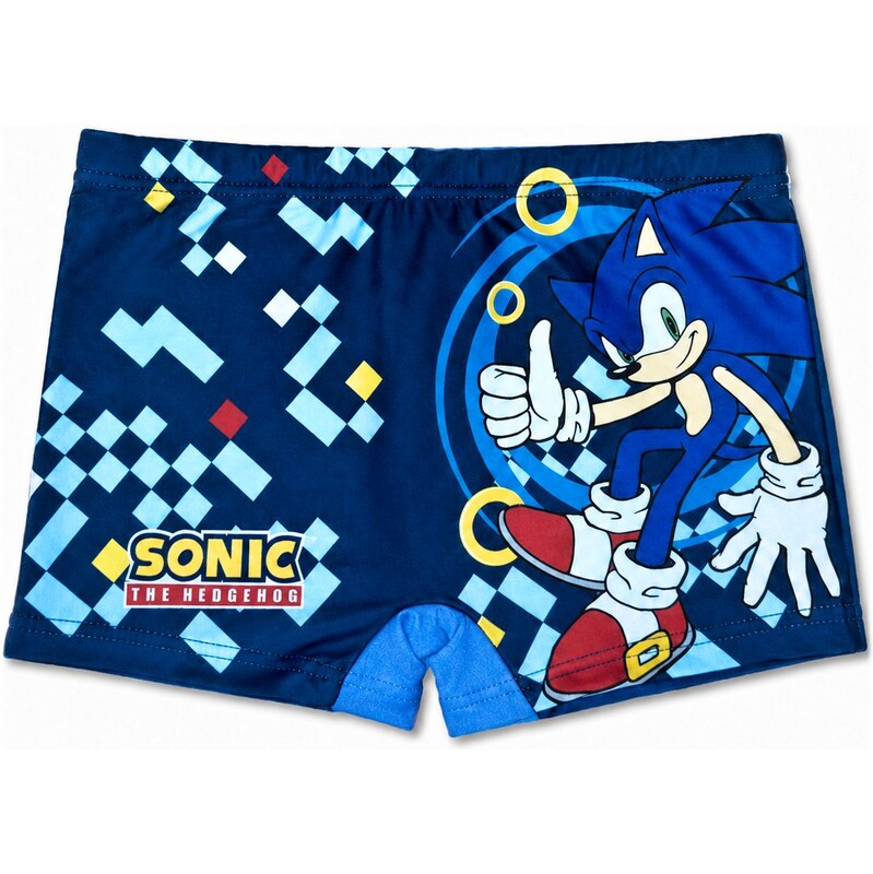 DIFUZED Chlapecké plavky boxerky Ježek Sonic – Speed Run