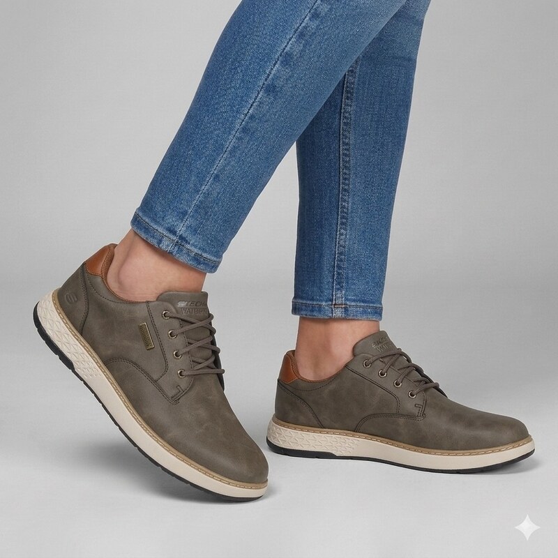 Skechers garlan - pryor waterproof OLIVE