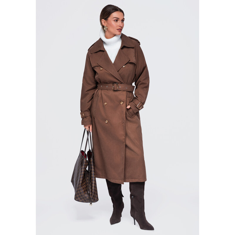 Dámský trench kabát Ombre OW-COLC-0121