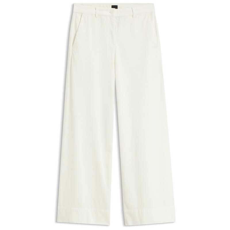 BOSS Wide-leg trousers in stretch corduroy