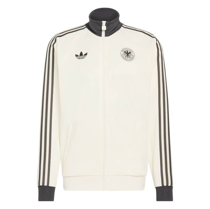 ADIDAS PERFORMANCE Sportovní mikina DFB antracitová / barva bílé