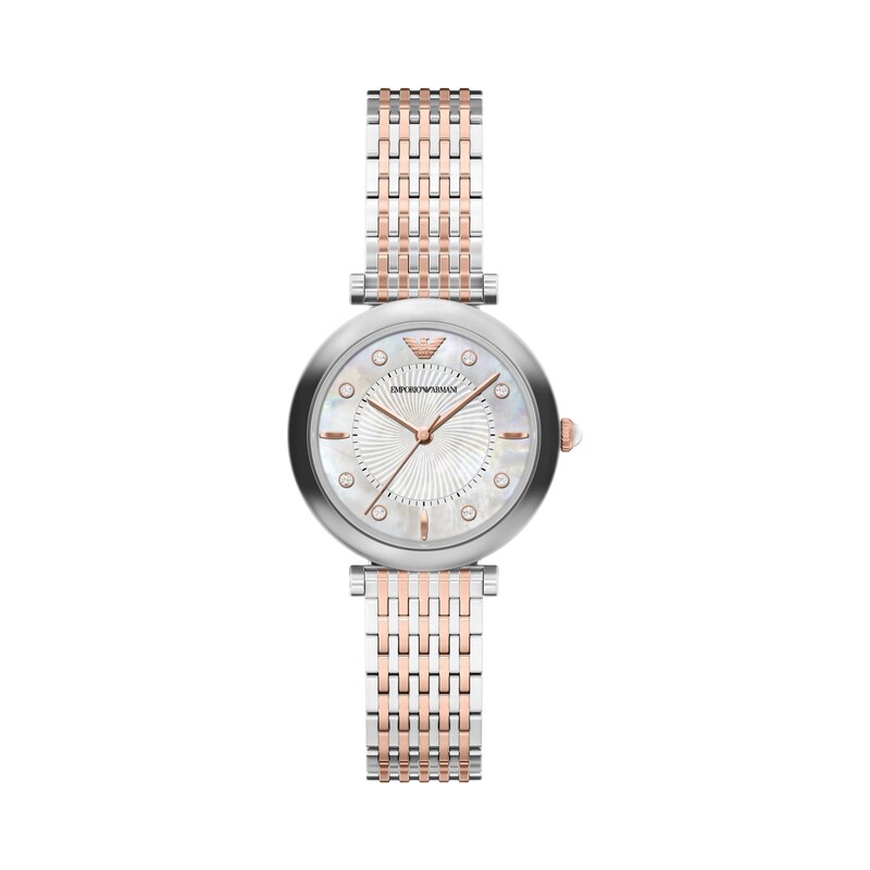 Emporio Armani Analogové hodinky ARCHELIA zlatá / stříbrná