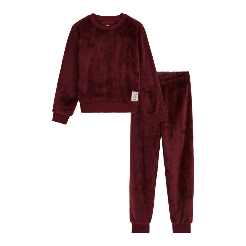 WE Fashion Pyžamo burgundská červeň