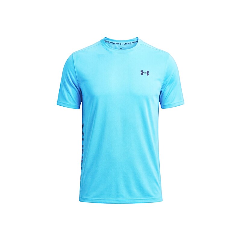 UNDER ARMOUR Funkční tričko Tech Utility světlemodrá / černá