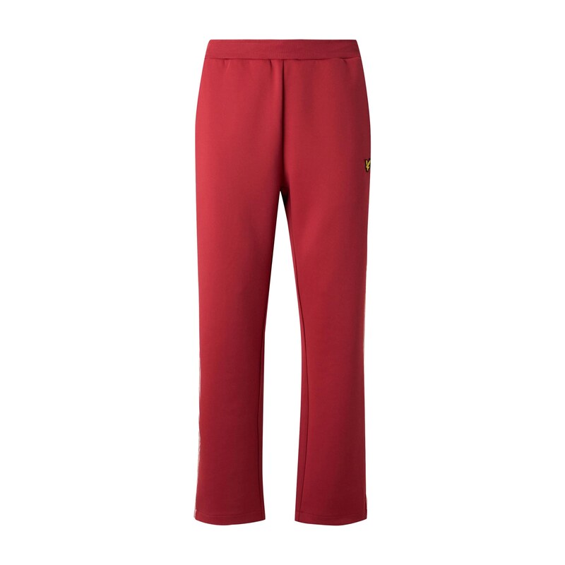 Lyle & Scott Kalhoty červená třešeň / bílá