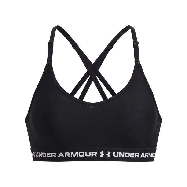 UNDER ARMOUR Sportovní podprsenka černá / bílá