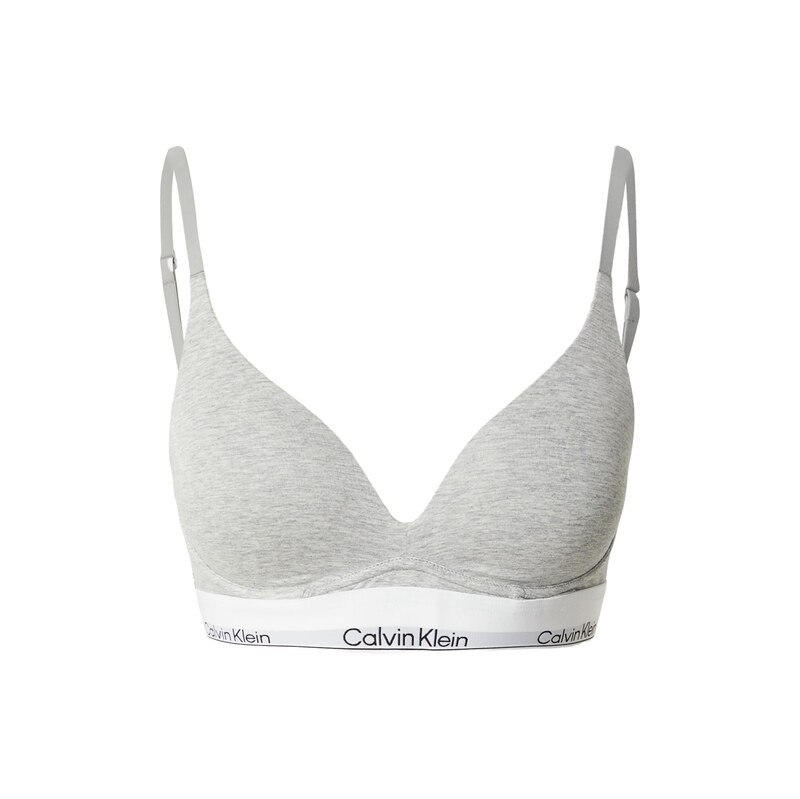 Calvin Klein Underwear Podprsenka světle šedá / černá / bílá