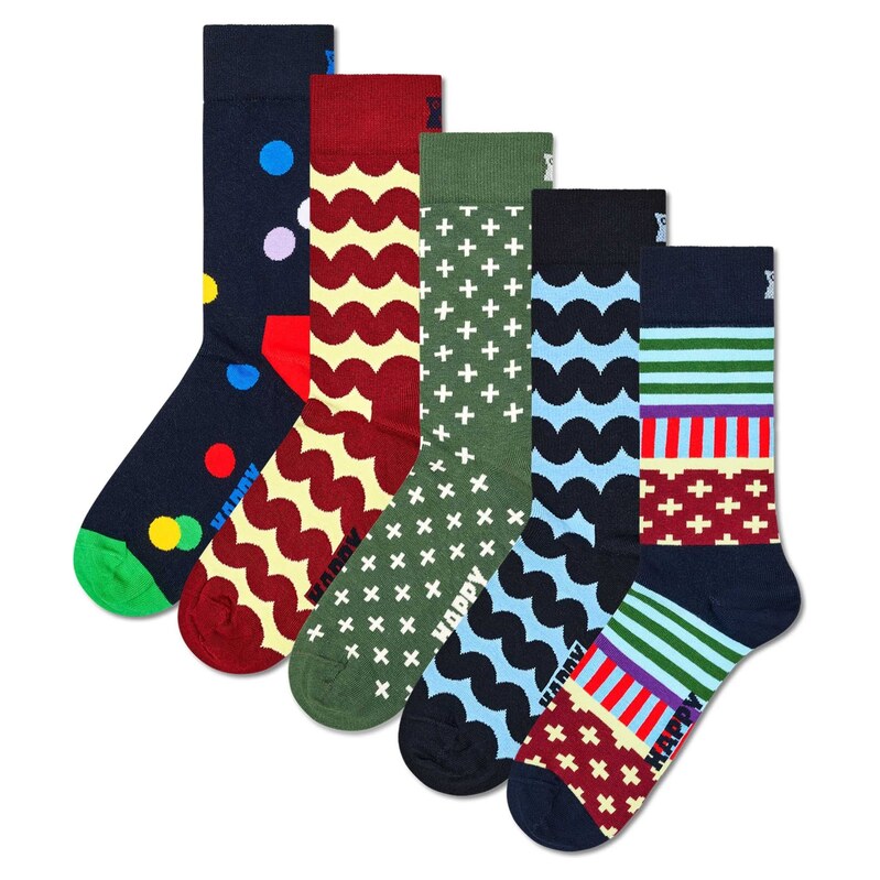 Happy Socks Ponožky Classic námořnická modř / aqua modrá /