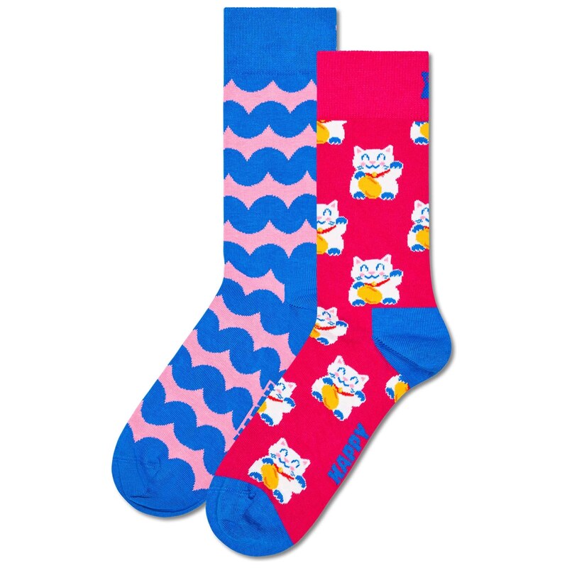 Happy Socks Ponožky Pride modrá / červená / černá / bílá