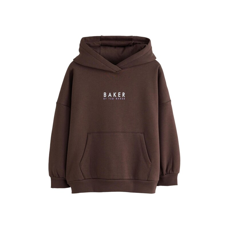 Baker by Ted Baker Mikina hnědá / světle fialová / bílá