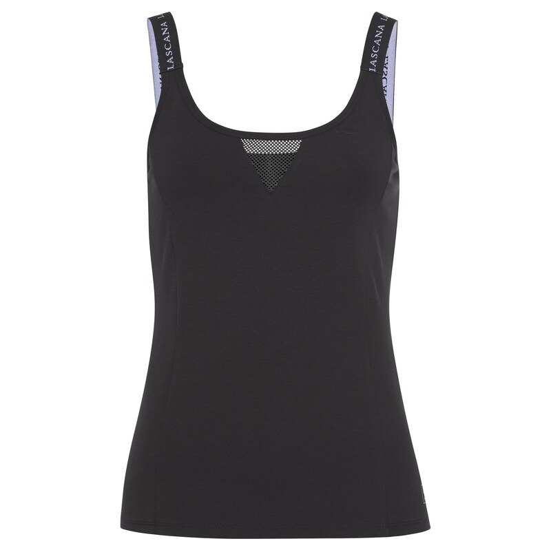 LASCANA ACTIVE Sportovní top černá
