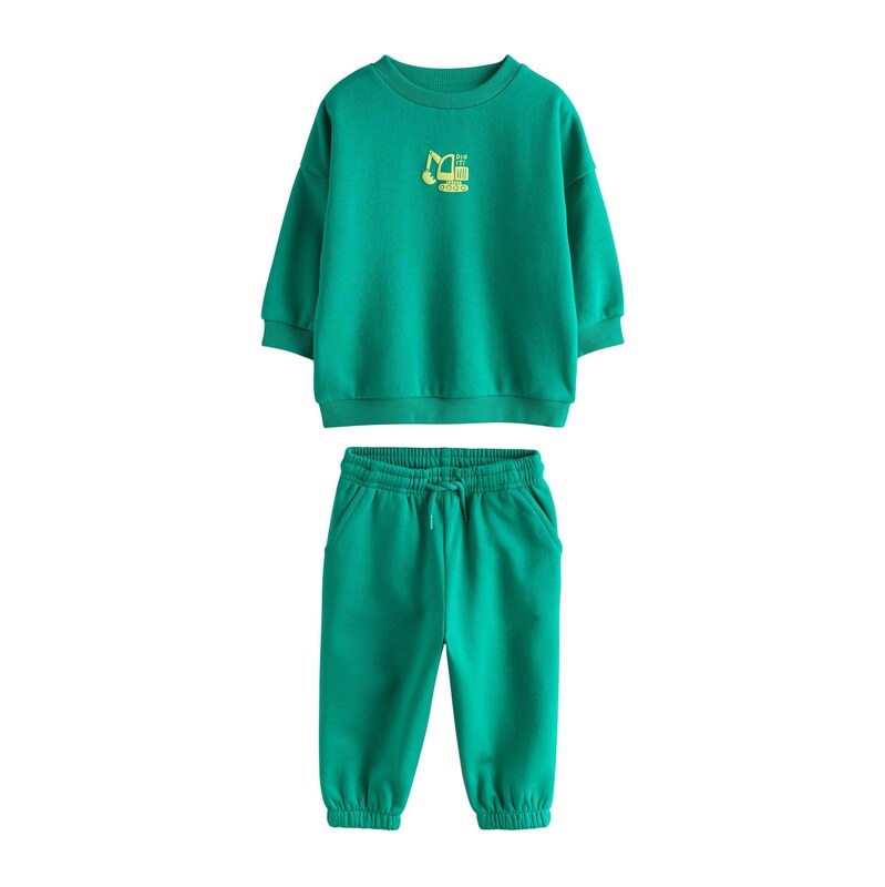 Next Joggingová souprava žlutá / zelená
