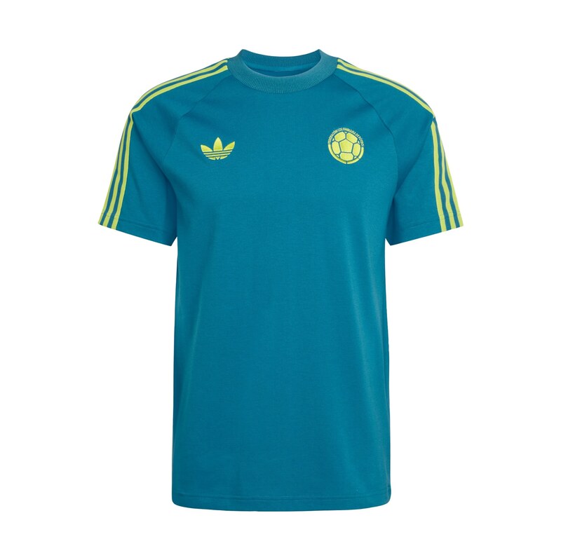 ADIDAS PERFORMANCE Funkční tričko Kolumbien limone / petrolejová