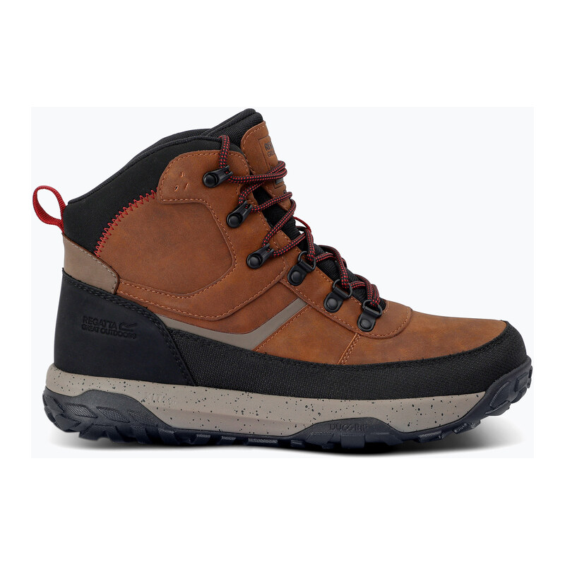 Pánské turistické boty REGATTA Renford brown/rio red