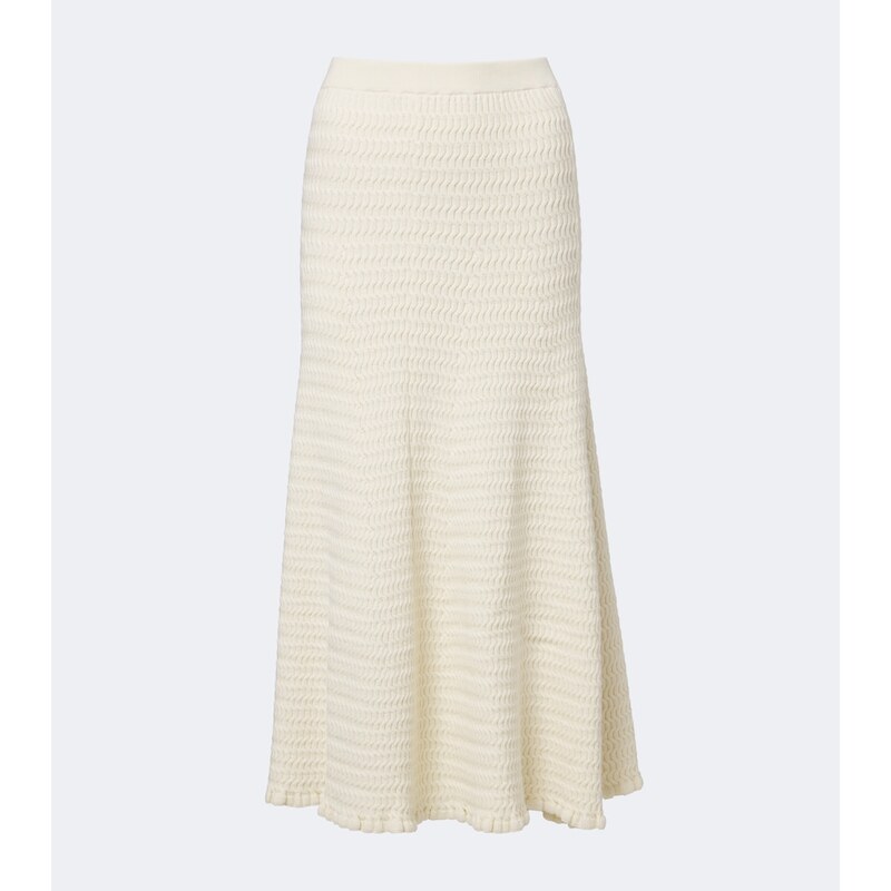 Proenza Schouler White Label Magnolia knitted midi skirt