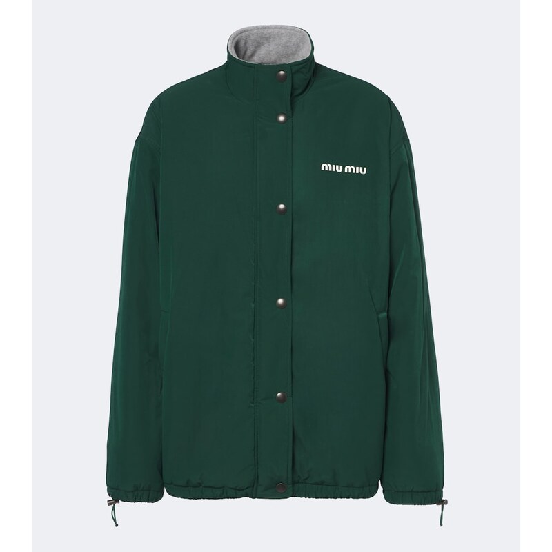 Miu Miu Logo technical jacket