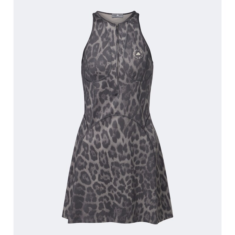 Adidas by Stella McCartney TruePurpose leopard-print minidress